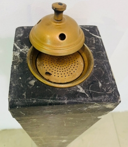 Large Royal-Style Marble Incense Burner - 2
