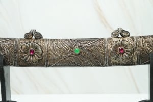 Rare Traditional Ottoman/Turkish Silver Sword – Handcrafted Filigree Work - 11