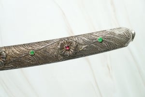 Rare Traditional Ottoman/Turkish Silver Sword – Handcrafted Filigree Work - 10