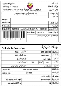 جي أيه سي GS8 موديل 2019، Y-15872 - 12