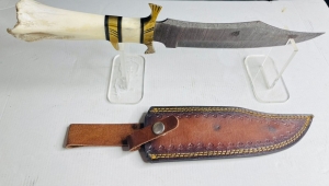 Large Dagger with Natural Bone Handle - 5