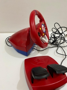 Old Nintendo Mini Mario Kart Racing Wheel Switch 2 - 2