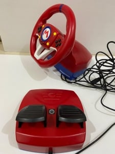 Old Nintendo Mini Mario Kart Racing Wheel Switch 2 - 5