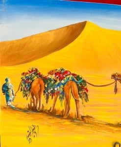 igned Desert Artwork by Reem Badawi - 3