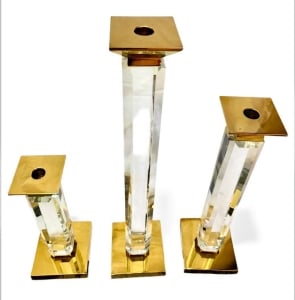 Luxury Candleholder Set – 3 Pieces - 7