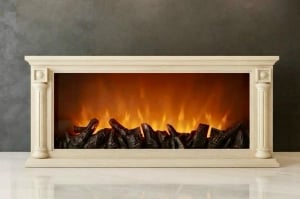 Decorative Classic Fireplace Replica With Flame Lighting - 6