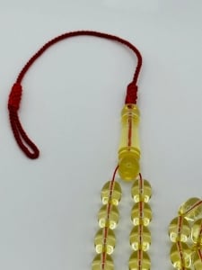 مسباح كهرمان طبيعي شفاف بيض حمام  مائي تخريم سوبرر (كلينغرادي) - 3