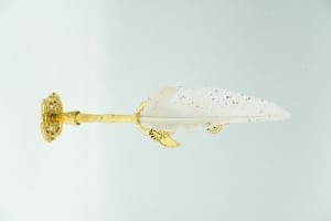 A quill pen with ink that imitates medieval pens - 4