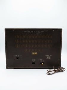 Large Vintage Wooden Radio – Decorative Collectible - 4