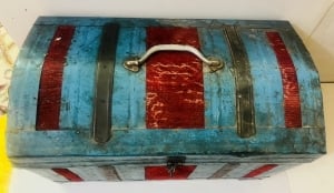 Antique Wooden Chest - 5