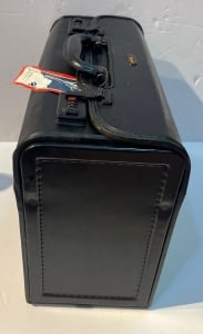 Black Hard-Shell Document Briefcase with Combination Locks - 5