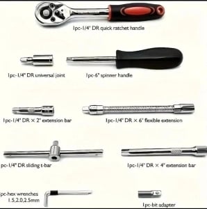 Professional 46-Piece Tool Set Made From High-Quality - 2 - 2