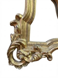 Luxury Classic Wall Mirror with Ornate Gold Frame - 2
