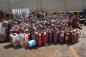 Used Fire Extinguishers & Mixed Metal Scrap - 2