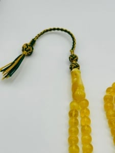مسباح كهرمان طبيعي مدور ملطخ ماخذ لون  سوبر (كلينغرادي) - 3