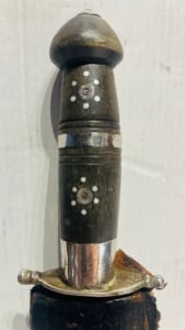 Antique Eastern Dagger with Decorative Details - 2