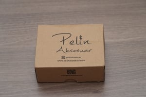 طقم ساعة ومجوهرات ذهبية اللون من Pelin Aksesuar - 2