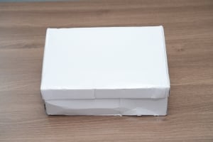 حذاء كعب أبيض بحزام كاحل ومقدمة مدببة - 2