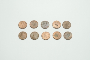Collection Of 10 American One-Cent Coins – Lincoln Cents - 2