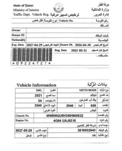 ميتسوبيشي إل 200 بيك اب موديل 2021، C-11295 - 11