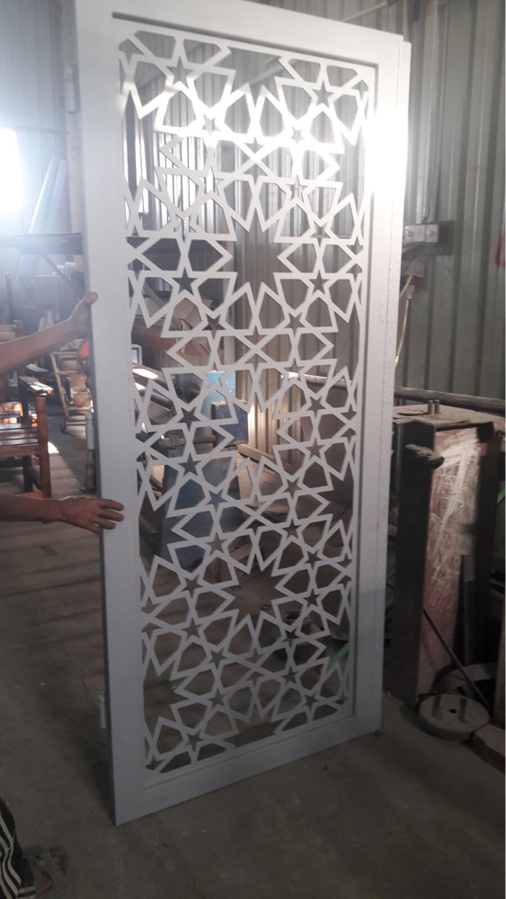 حديد خشب المنيوم يوبي في سي زجاج - 8