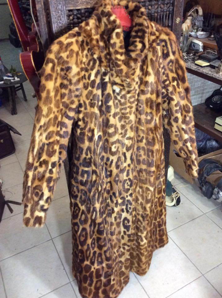 Leopard skin coat - 1