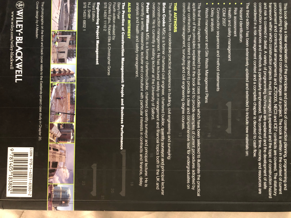 Construction planning book - 1