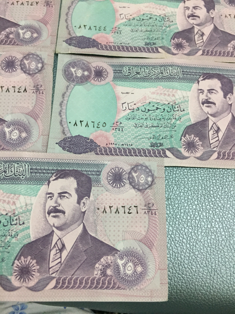 عملة عراقية فئة ٢٥٠ اصدار ١٩٩٥ - 2