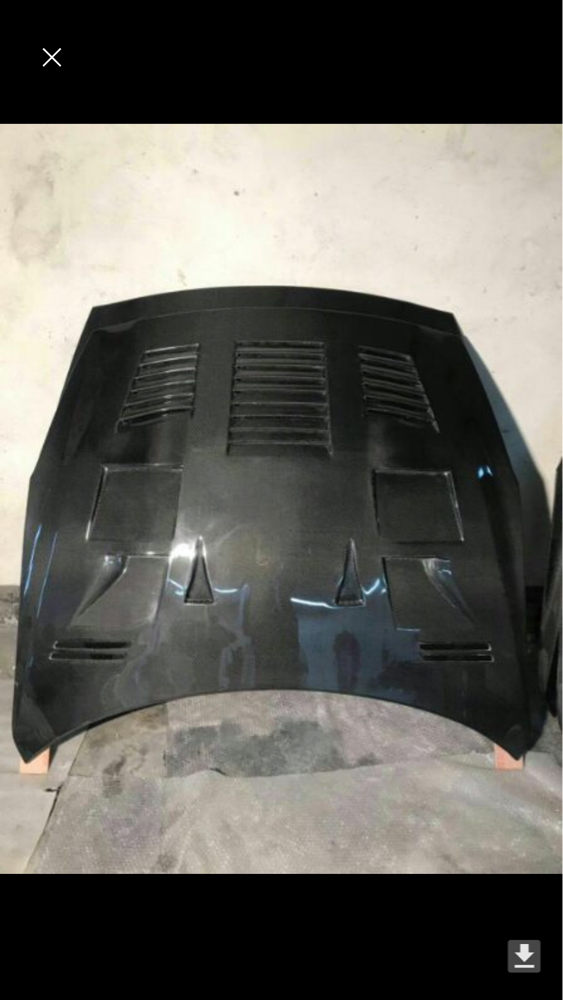 GTR carbon fiber hood - 1