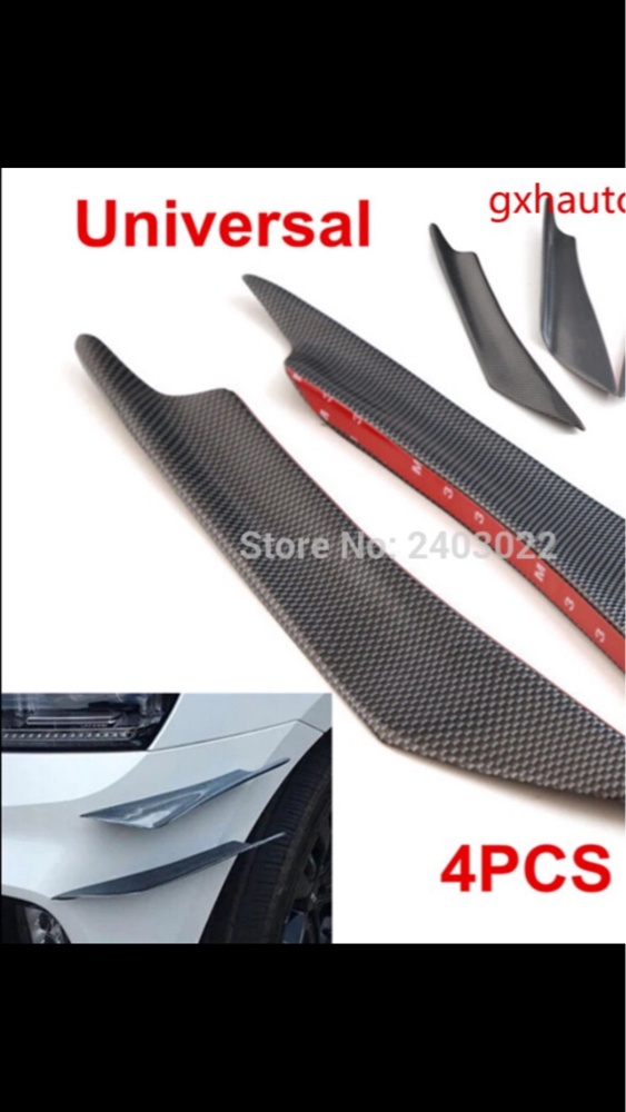 Bumper canards carbon fiber  - 5