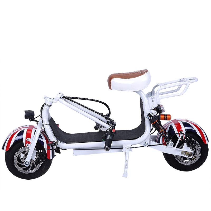 Wide tire electric scooter car - 5
