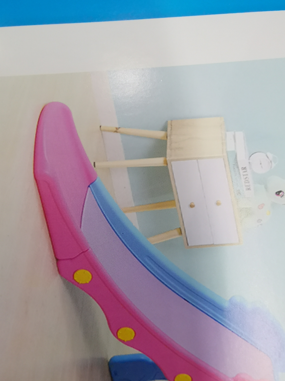 Children's indoor swing slide bas - 4