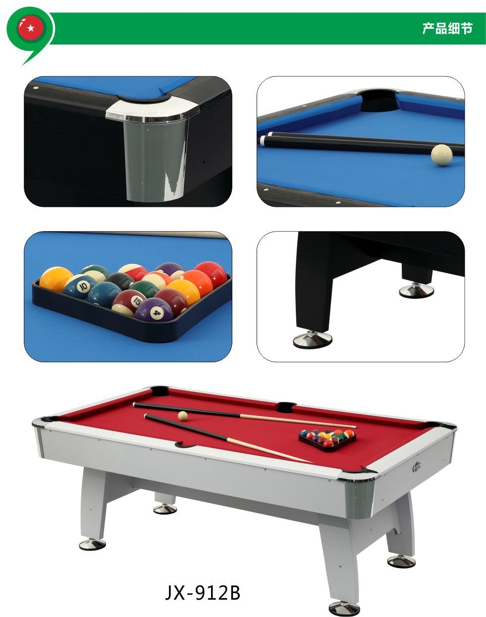 7 ft billiard table - 2