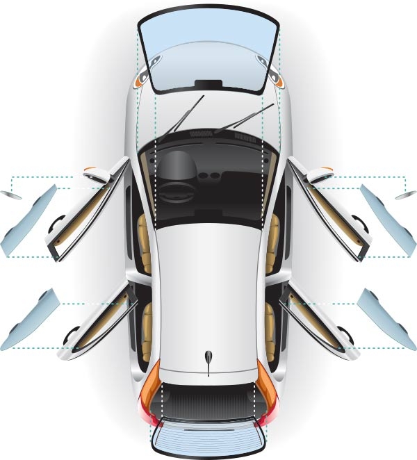 Auto Car Glass available - 5