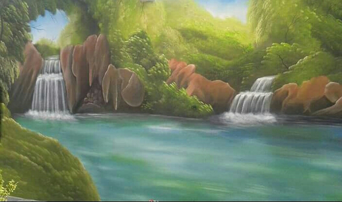 رسم مناظر جميله 55079950 - 4