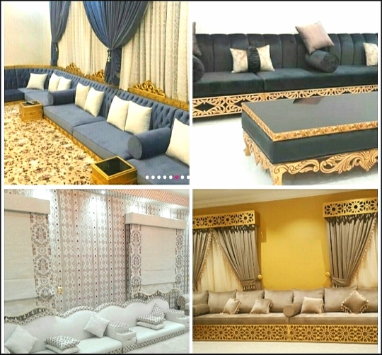 صنع الأريكة وإصلاحها وصنع الستائر - 1