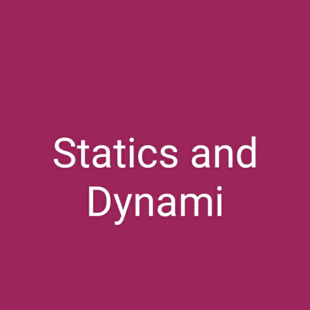 private teacher in statics and D - 1
