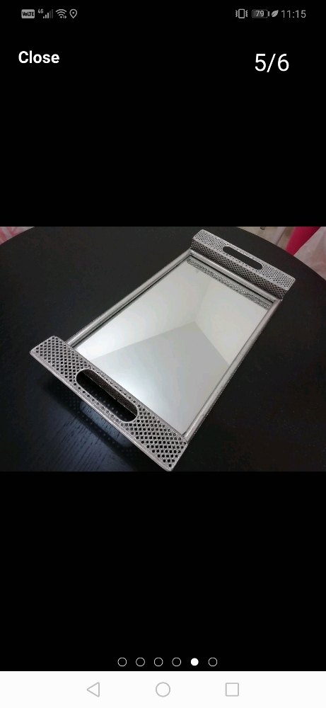 LUXURY METAL MIRROR DECORATIVE T - 2