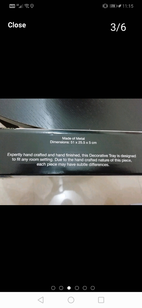 LUXURY METAL MIRROR DECORATIVE T - 3