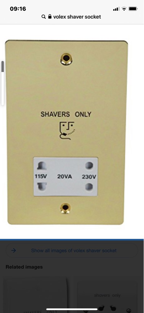 Shaver socket - 1