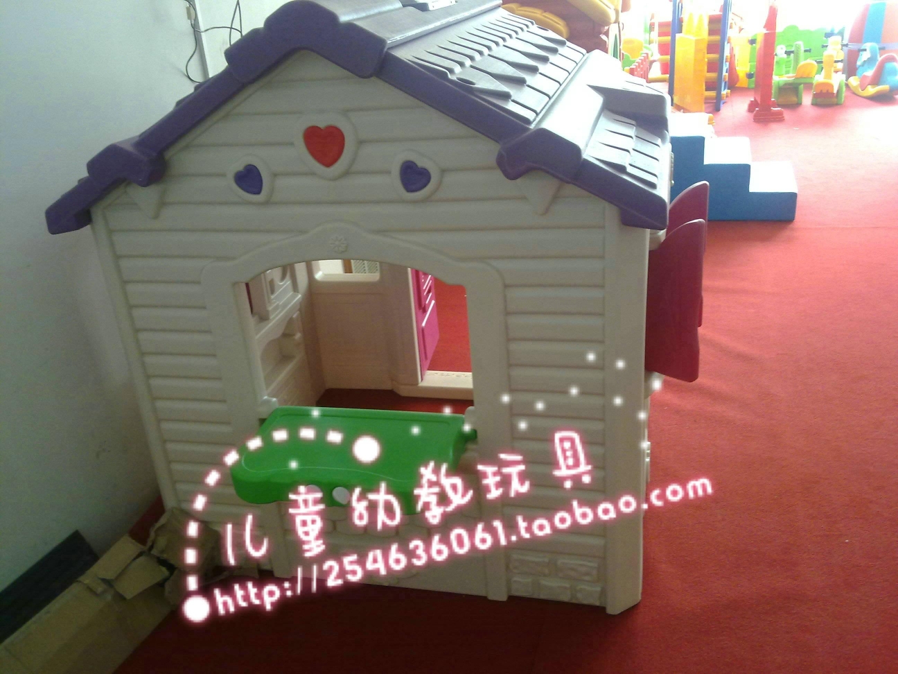 Toy plastic big house play house - 8