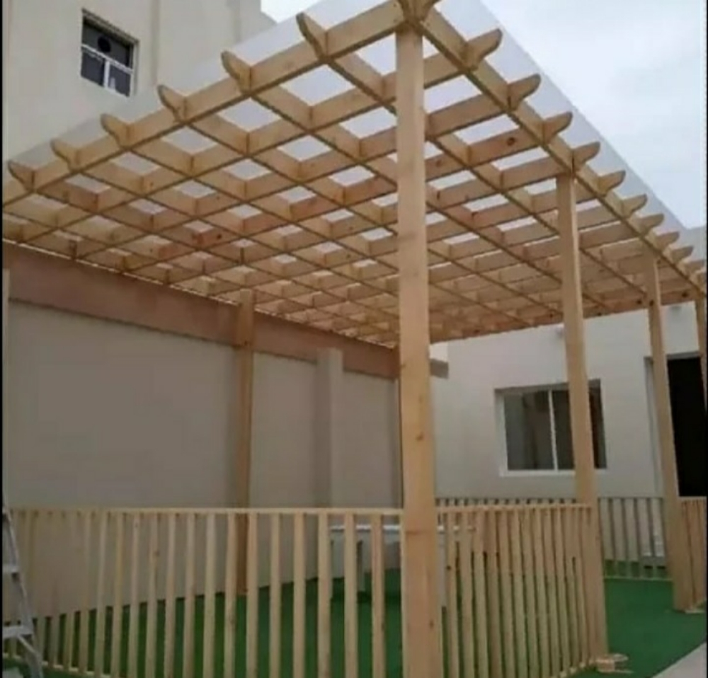 مظلات خشبية - 4
