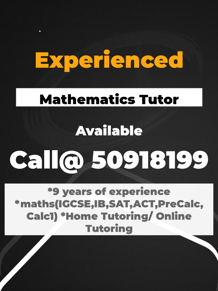 Maths Tutor - 1