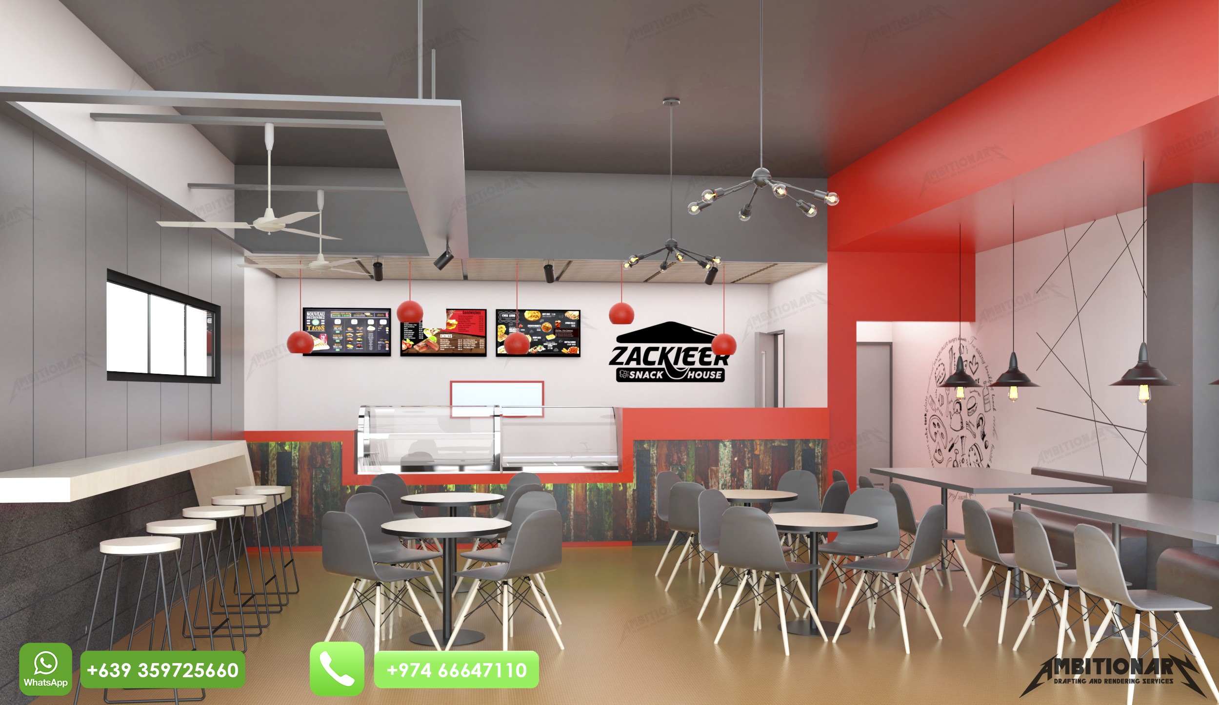2D CAD DRAFTING &  3D RENDERING - 4