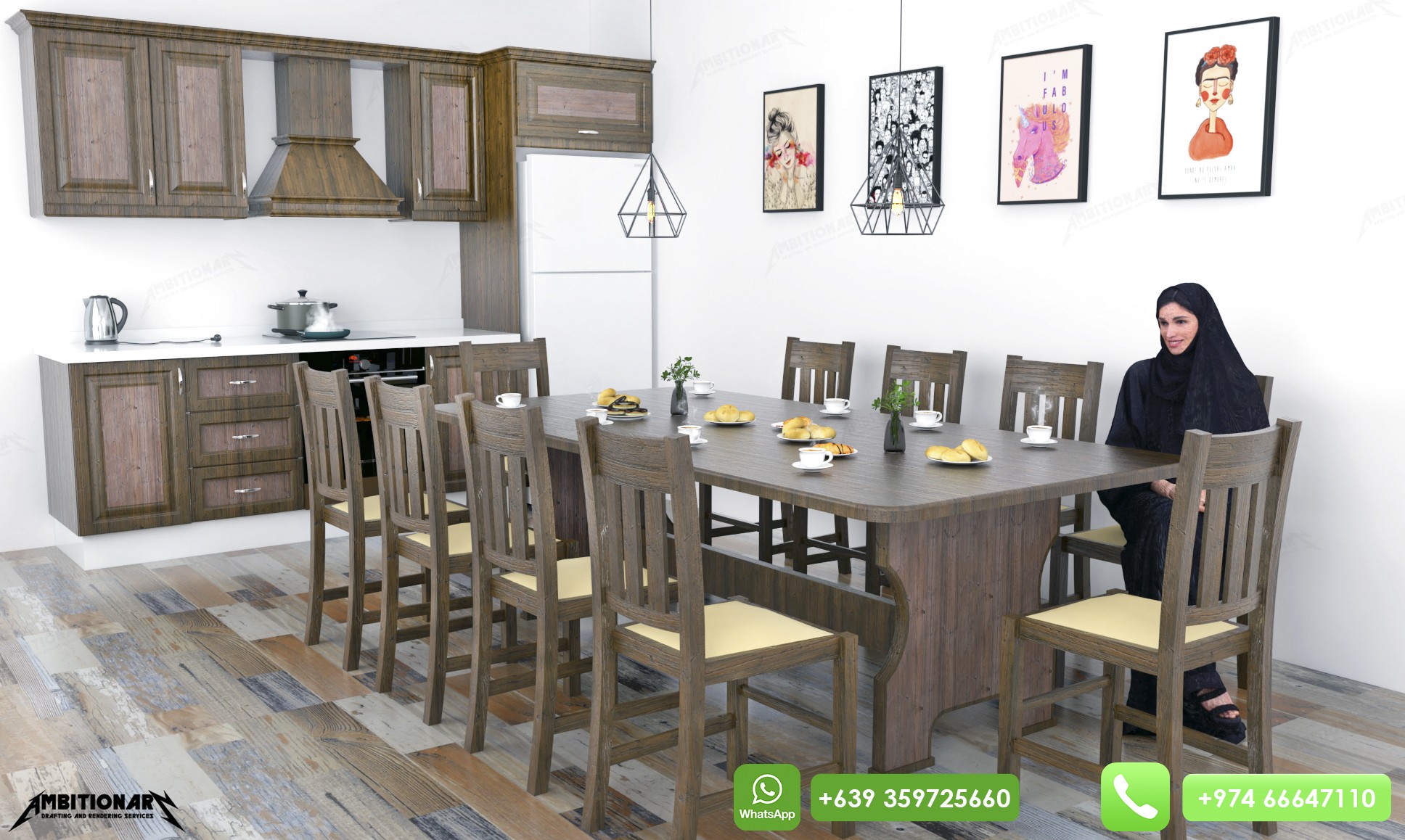 2D CAD DRAFTING &  3D RENDERING - 3