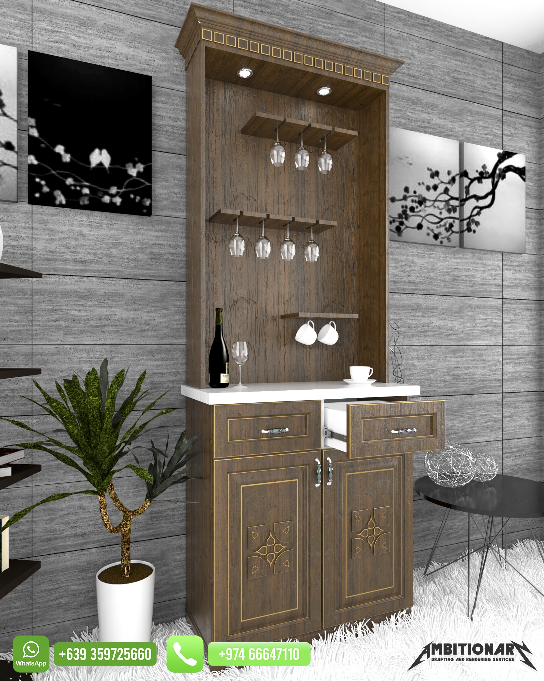 2D CAD DRAFTING & 3D RENDERING - 9