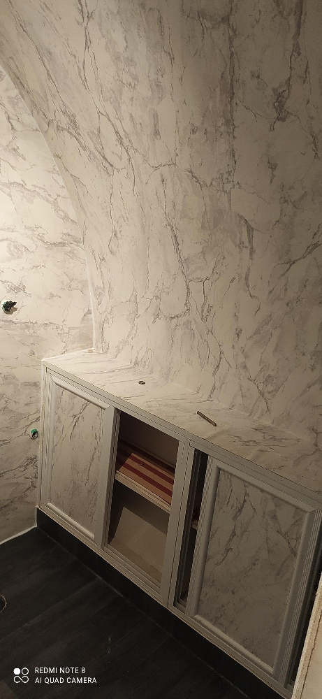 waterproof pvc fixing in bathroom - 5
