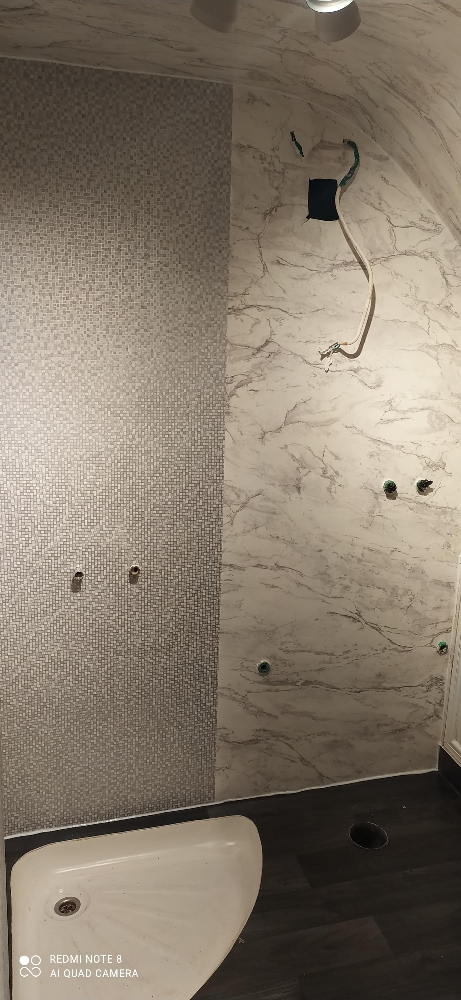 waterproof pvc fixing in bathroom - 3