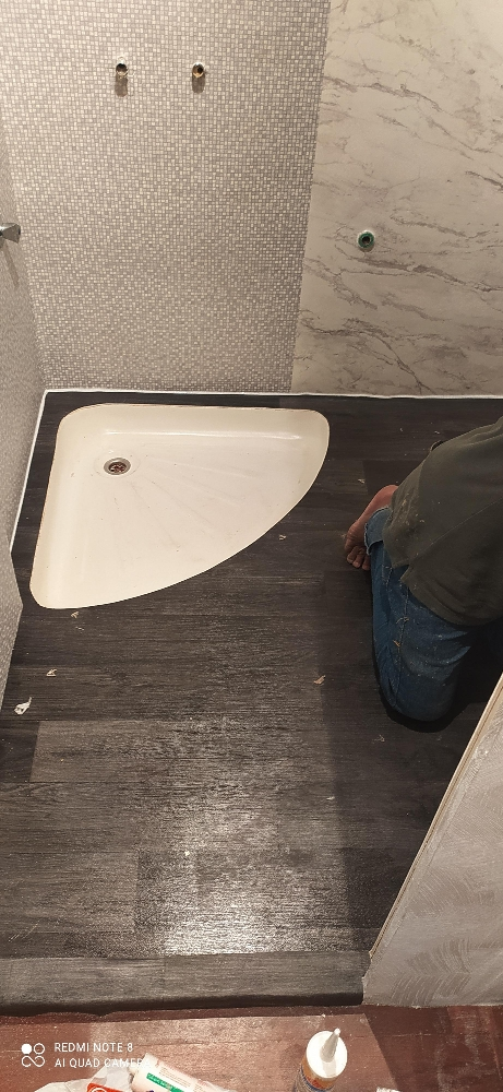 waterproof pvc fixing in bathroom - 9