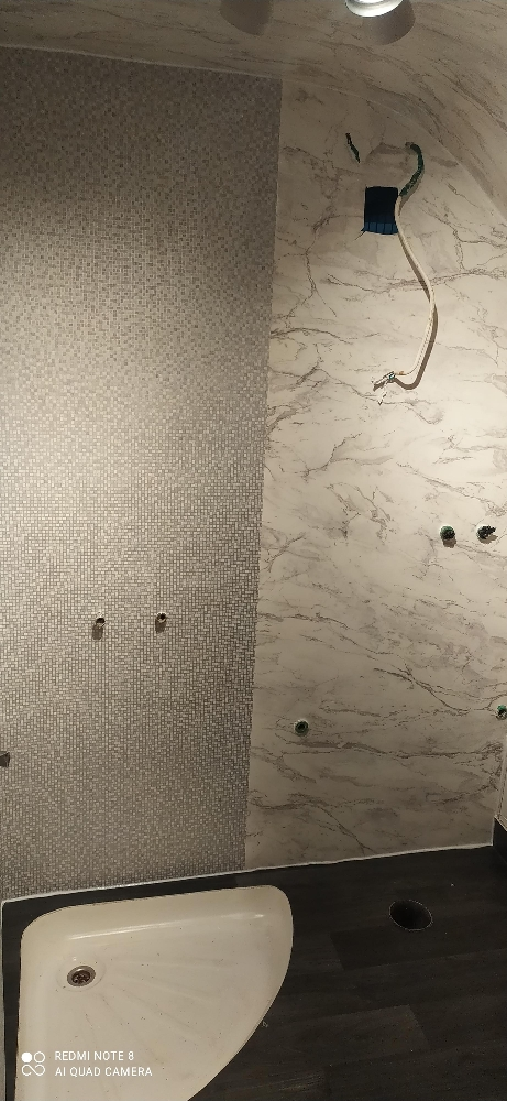 waterproof pvc fixing in bathroom - 12